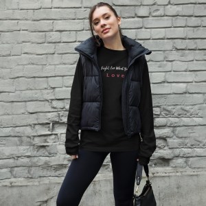 "Fight For What You Love" Bella Canvas Unisex Long Sleeve Tee