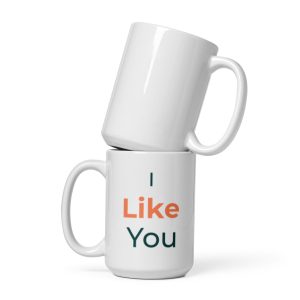 15oz White Glossy "Magic Mug" (Right Handed)