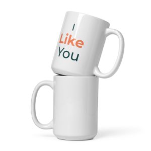 15oz White glossy "Magic Mug" (Left Handed)